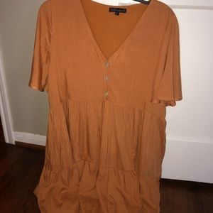 Mustard yellow dress